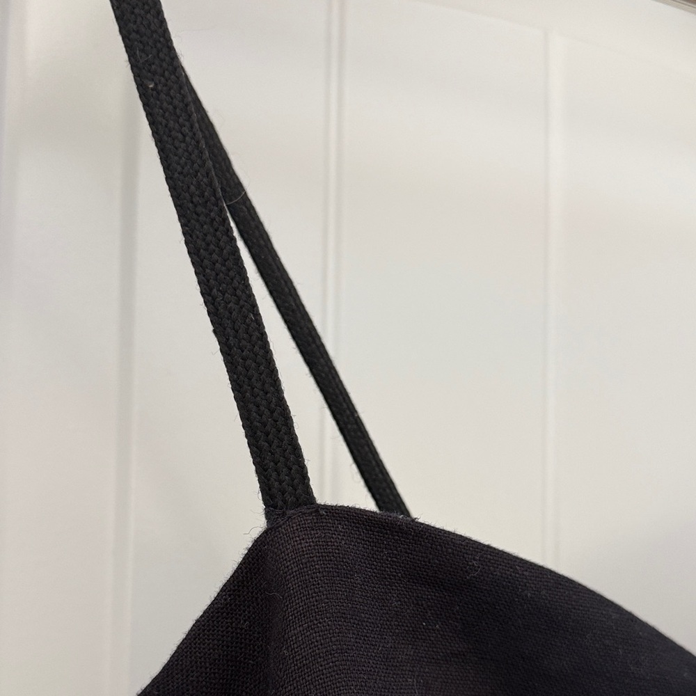 Reformation Black Linen Midi Dress - Picture 6 of 10